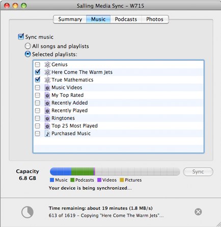 Syncing With Itunes. for syncing your iTunes